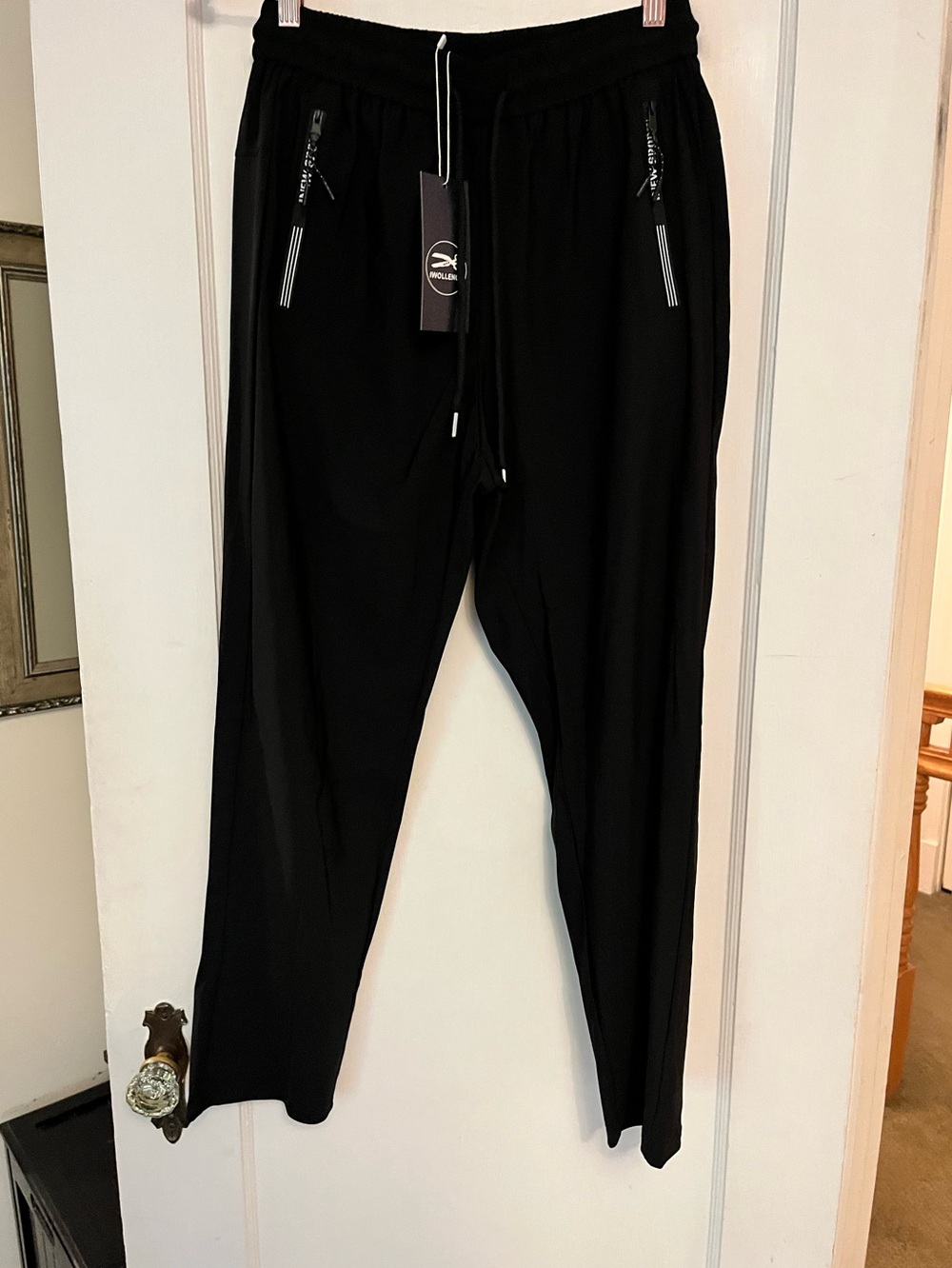NWT Black Women's Track Joggers with Drawstring
